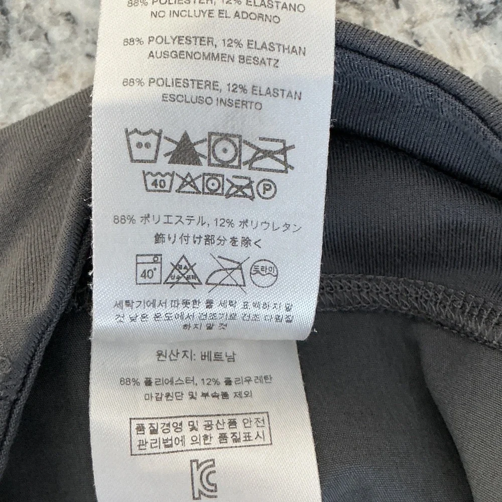 Patagonia Womens Grey Stretch Waist High Rise Pocket Hiking Shorts Size Small - Picture 9 of 9